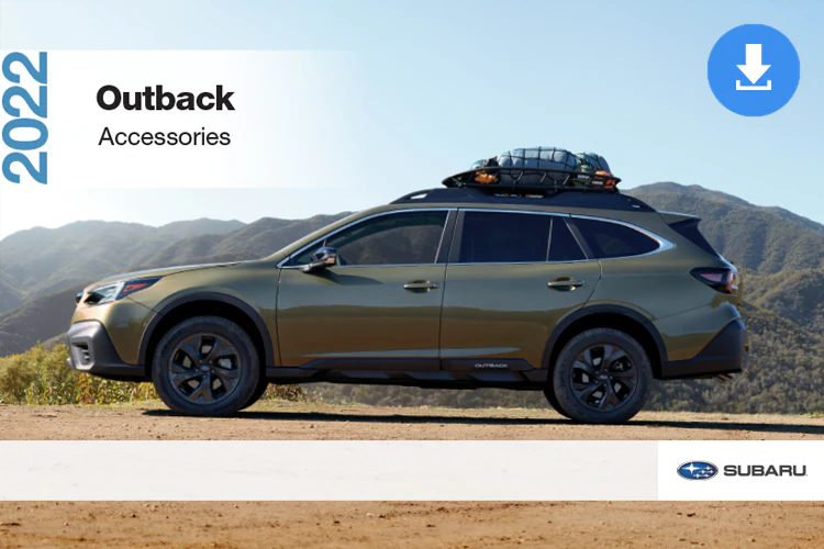 2022 Outback Accessories Brochure cover image