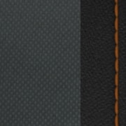 Interior of 2022 Crosstrek Premium with Black Cloth/Orange Stitching